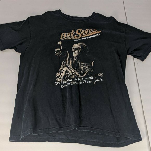 Bob Segar Face The Promise Tour Rock Band 2 sided - Picture 1 of 2